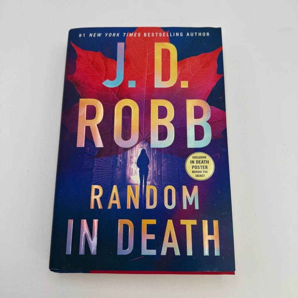 New In Death Series Hardcover Book Random In Death J.D.‎ Robb Bonus Poster NIB